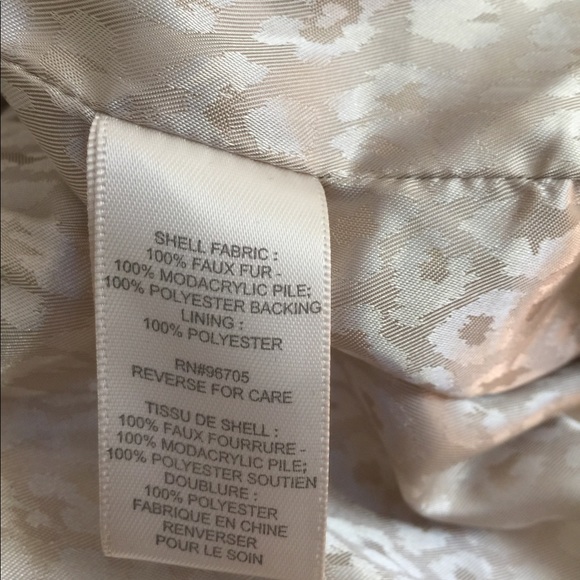 Rebecca Taylor white fuzzy jacket size M - Picture 6 of 8